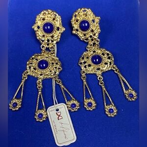 Vintage Liguoro Dangle Clip Ons